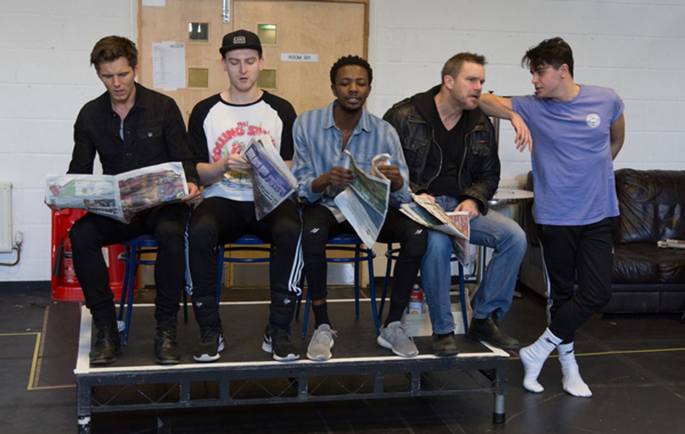 Photo Flash: Inside Rehearsal for THE LIFE at Southwark Playhouse  Image