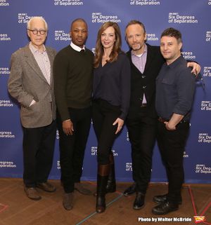 John Guare, Actors Corey Hawkins, Allison Janney, John Benjamin Hickey and Trip Cullman @ BroadwayWorld John Guare, Actors Corey Hawkins, Allison Janney, John Benjamin Hickey and Trip Cull Photo