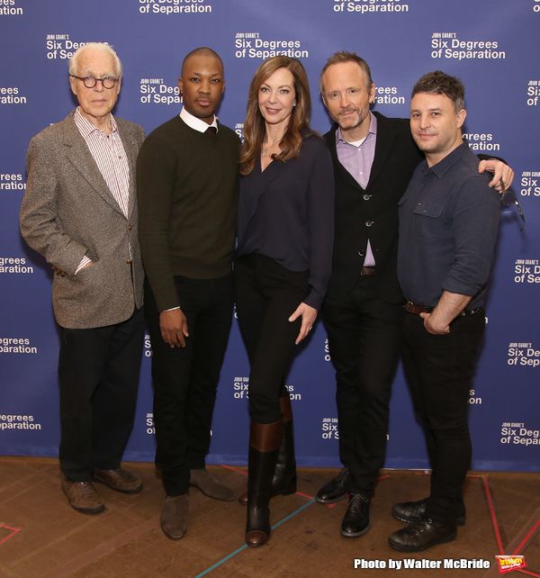 John Guare, Actors Corey Hawkins, Allison Janney, John Benjamin Hickey and  Trip Cull Photo