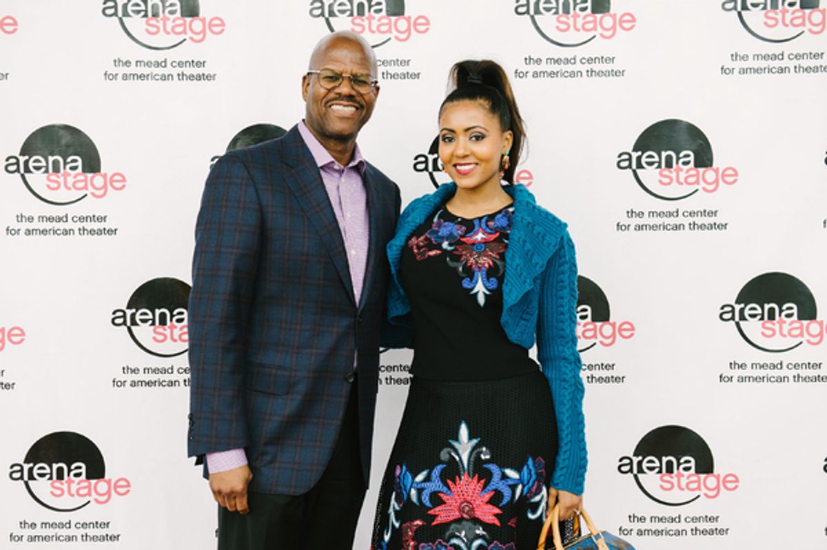 Michael and Mele Melton at Arena Stage Hosts 'Power Lunch' to Kick Off POWER PLAYS Initiative