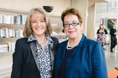  Rita Braver and Artistic  Molly Smith Photo