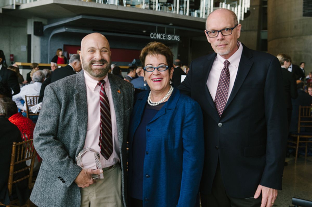 Curtis T. Bell, Molly Smith and Edgar Dobie at 