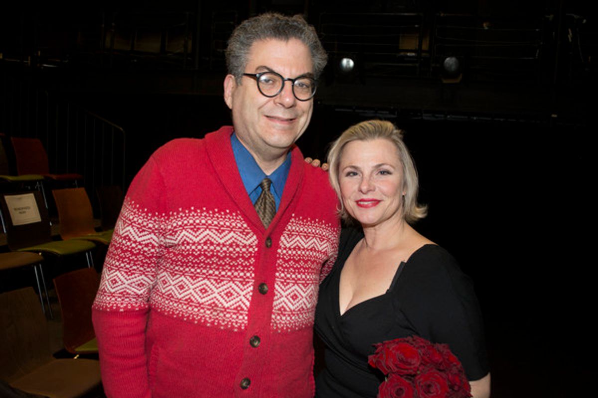 Michael Musto and Angelica Page at 
