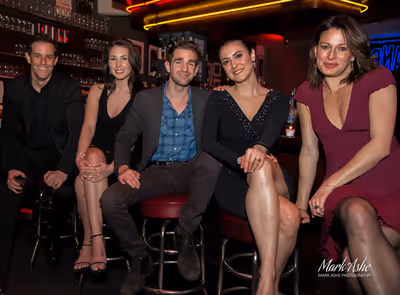 Jeremy Stolle, Loren Allred, Dan DeLuca, Seran Billig and Jackie Burns Photo
