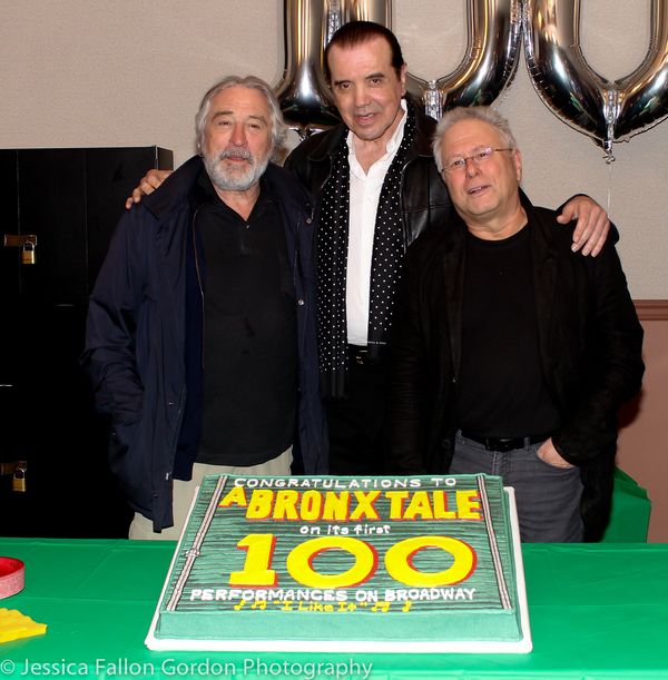 Robert De Niro, Chaz Palminteri and Alan Menken Photo