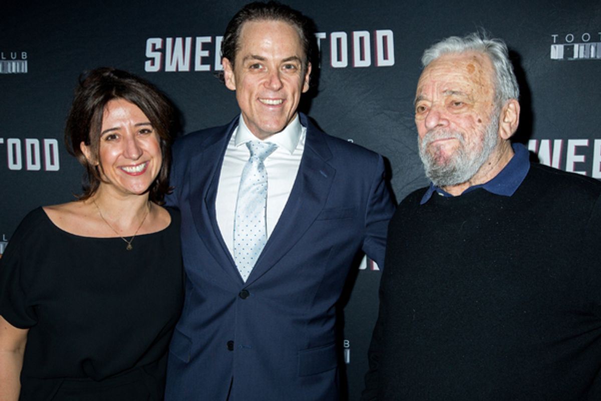 Rachel Edwards, Jeremy Secomb, Stephen Sondheim at 