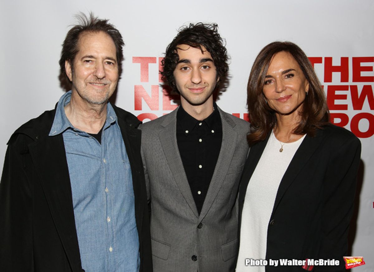 Michael Wolff, Alex Wolff and Polly Draper at 