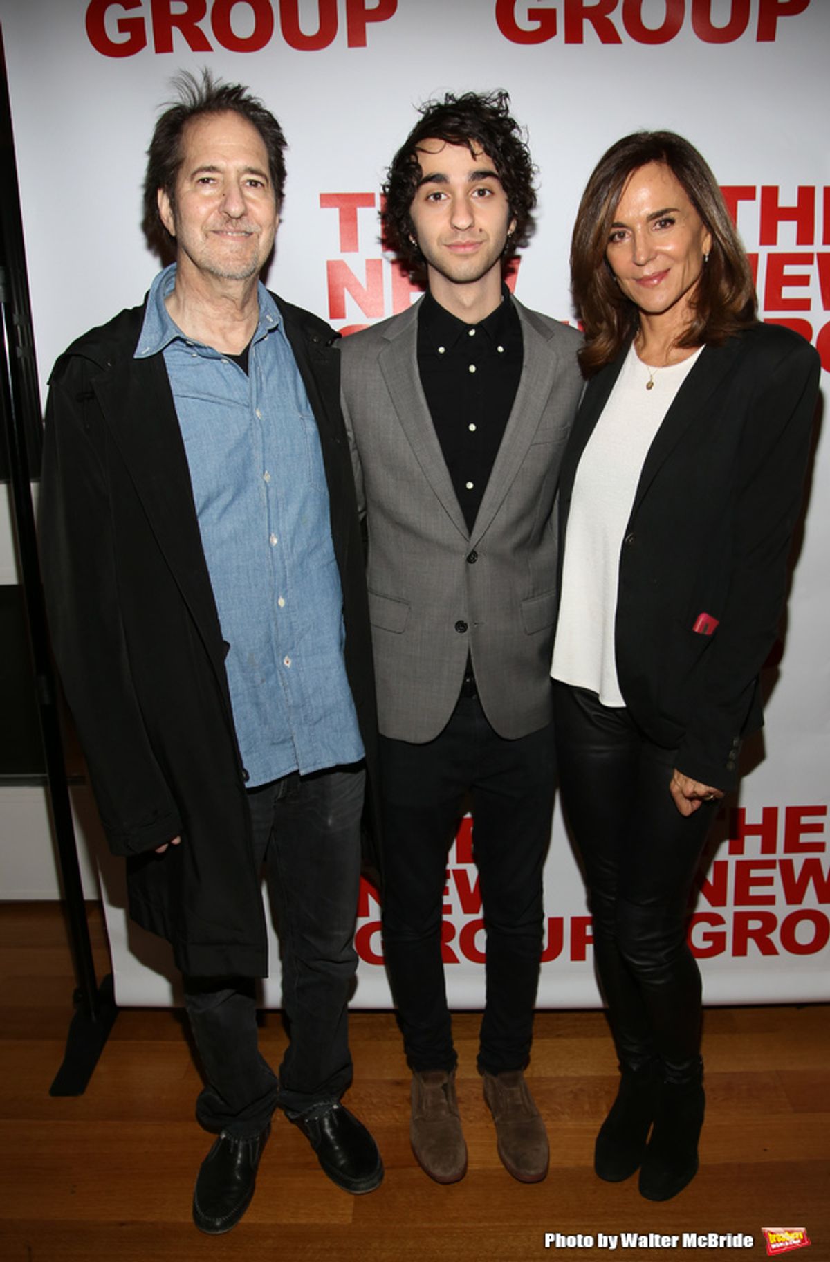 Michael Wolff, Alex Wolff and Polly Draper  at 