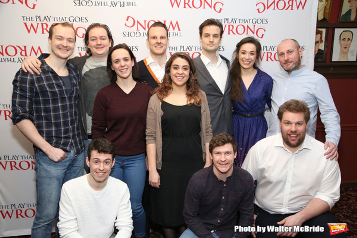 Jonathan Sayer, Matt Cavendish, Henry Lewis, Greg Tannahill, Rob Falconer, Charlie Russell, Dave Hearn, Nancy Zamit, Henry Shields, Bryony Corrigan, Mark Bell at 