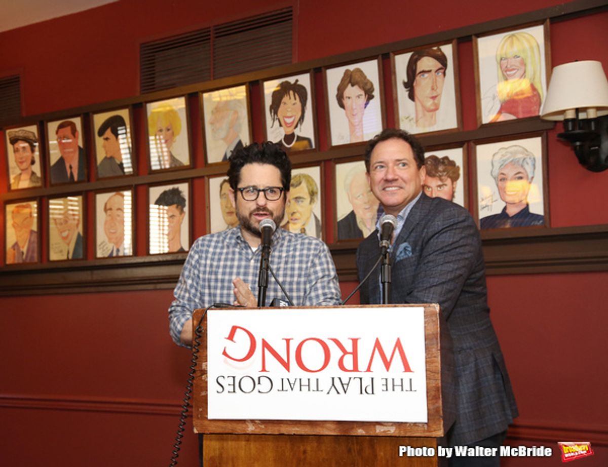 J.J. Abrams and Kevin McCollum at 