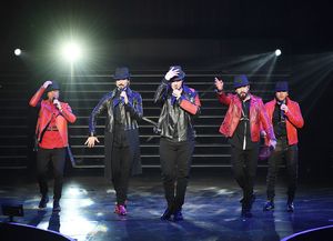 Brian Littrell, Kevin Richardson, Nick Carter, AJ McLean and Howie Dorough @ BroadwayWorld Brian Littrell, Kevin Richardson, Nick Carter, AJ McLean and Howie Dorough Photo