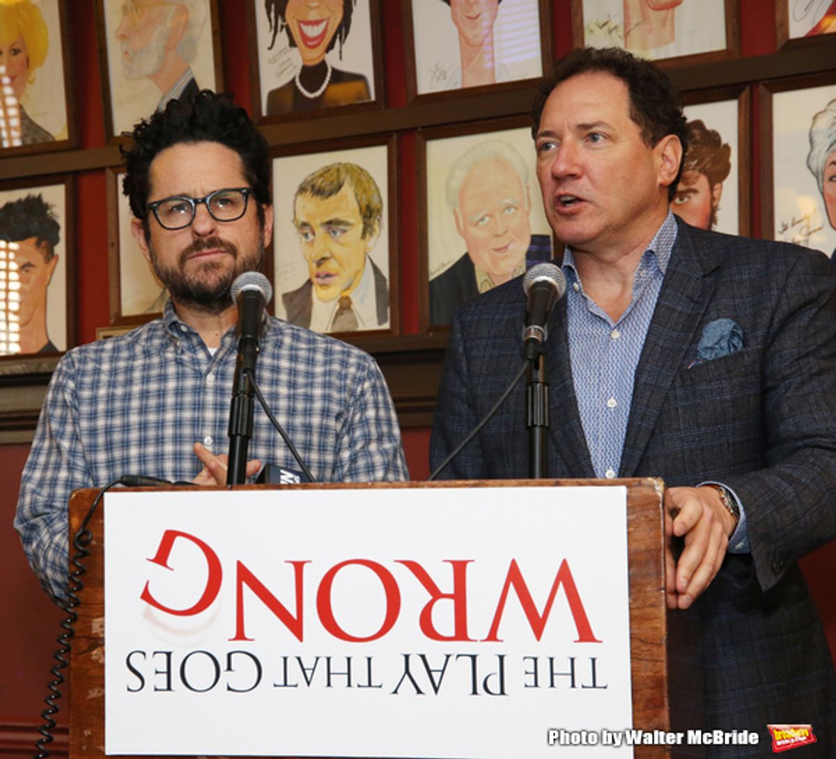 J.J. Abrams and Kevin McCollum at 