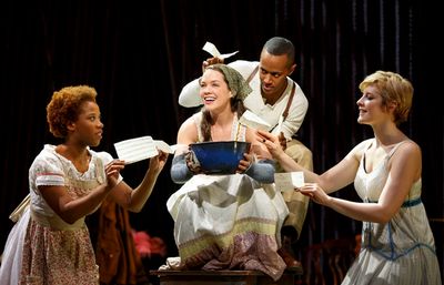 Laurie Veldheer with Eleasha Gamble, Anthony Chatmon II and Vanessa Reseland Photo