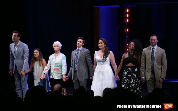 John Behlmann, Sas Goldberg, Barbara Barrie, Gideon Glick, Lindsay Mendez, Rebecca Na Photo