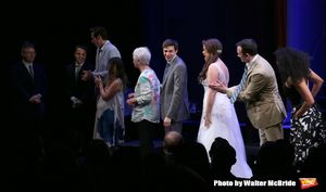 Trip Cullman, Joshua Harmon, John Behlmann, Sas Goldberg, Barbara Barrie, Gideon Glick, Lindsay Mendez, Rebecca Naomi Jones and Luke Smith @ BroadwayWorld Trip Cullman, Joshua Harmon, John Behlmann, Sas Goldberg, Barbara Barrie, Gideon Glic Photo