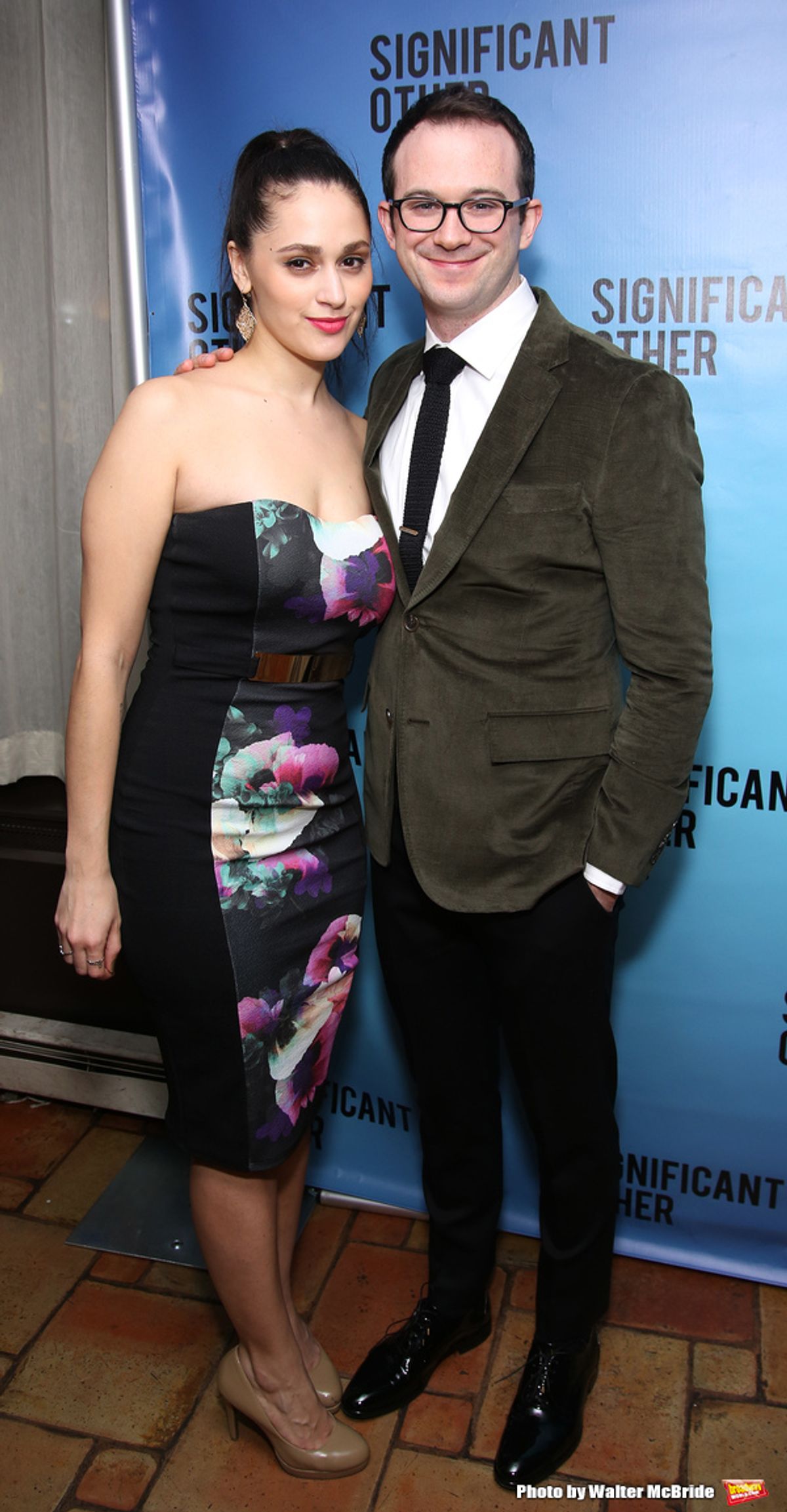 Lily Robinson and Luke Smith at 