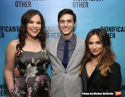 Lindsay Mendez, Gideon Glick and Sas Goldberg Photo
