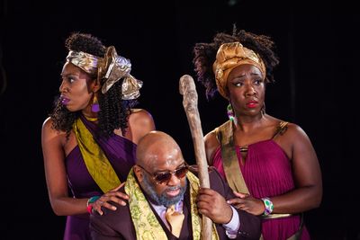 Tiffany Byrd, DeMone, and Ashley D. Buster  Photo