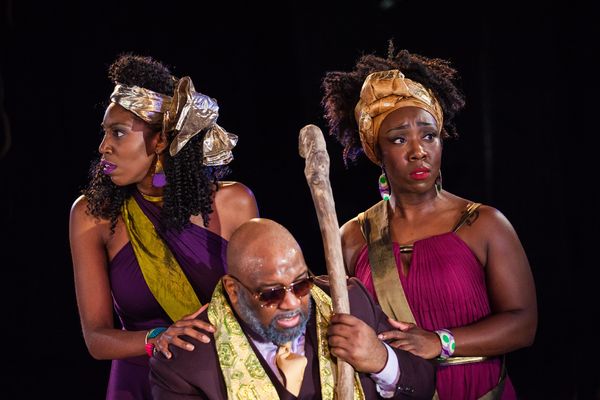 Tiffany Byrd, DeMone, and Ashley D. Buster  Photo