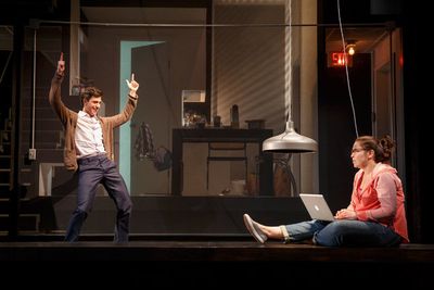 Gideon Glick and Lindsay Mendez Photo