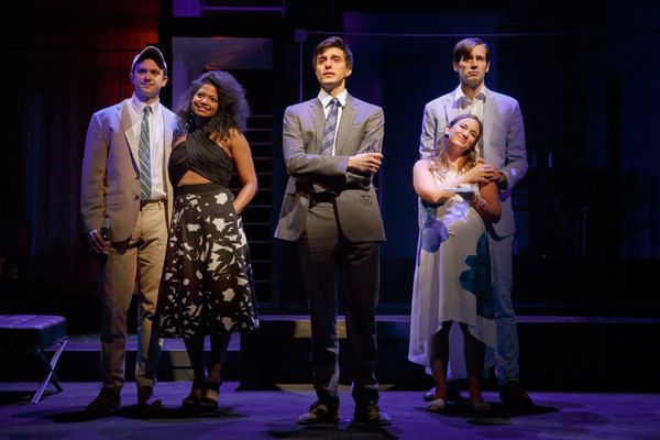 Luke Smith, Rebecca Naomi Jones, Gideon Glick, Sas Goldberg and John Behlmann Photo