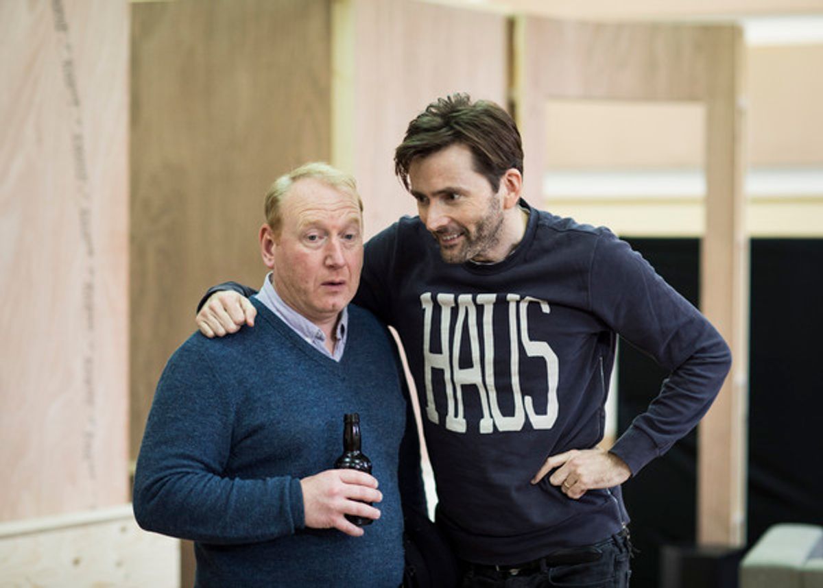 Adrian Scarborough and David Tennant at 