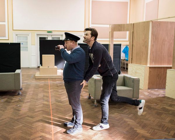 Adrian Scarborough and David Tennant Photo
