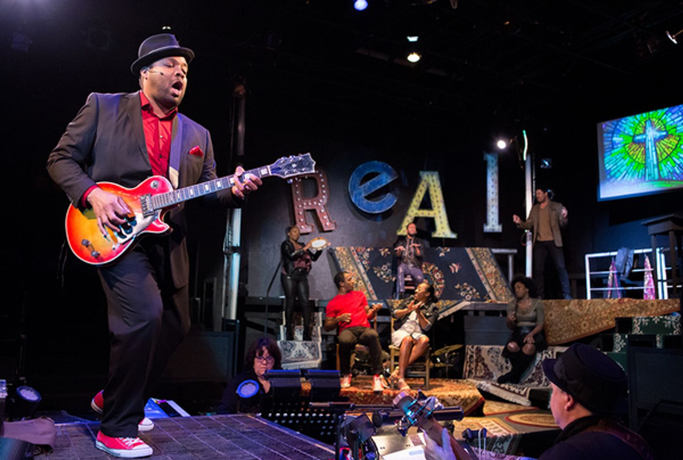 Photo Flash: Theatrical Convention Clashes with a Young Bohemian in Theatre Three's PASSING STRANGE  Image