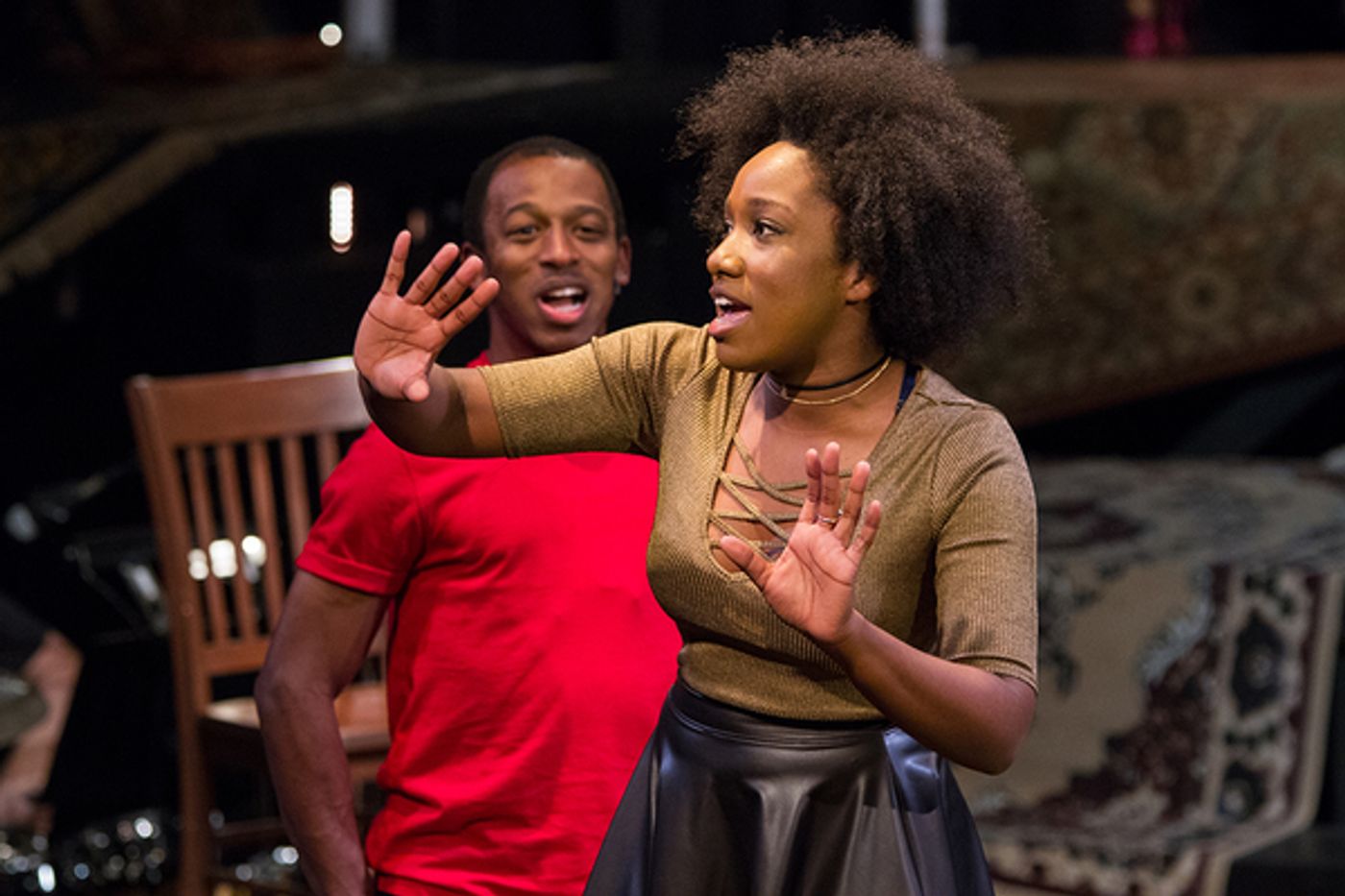 Photo Flash: Theatrical Convention Clashes with a Young Bohemian in Theatre Three's PASSING STRANGE  Image