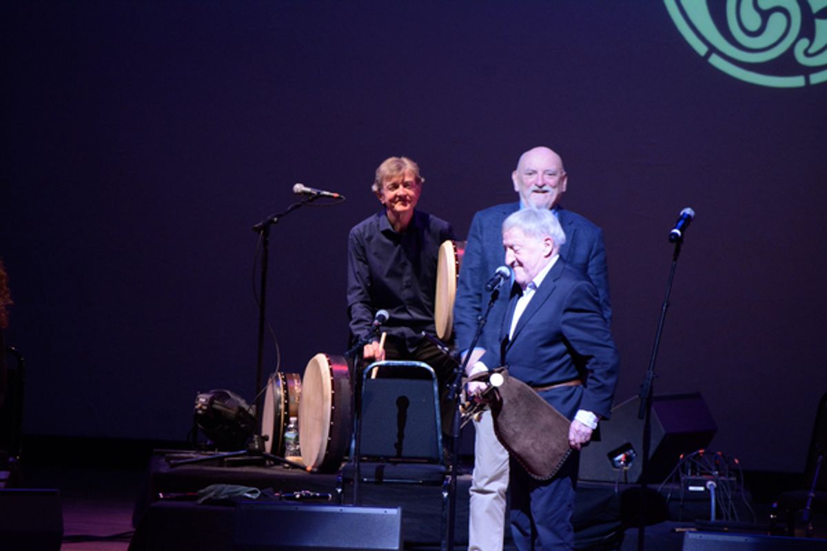 Kevin Conneff, Matt Molloy and Paddy Moloney at 