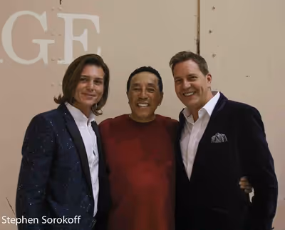 Eric Gabbard, Smokey Robinson, Steven Reineke, music /conductor The New York Pops Photo