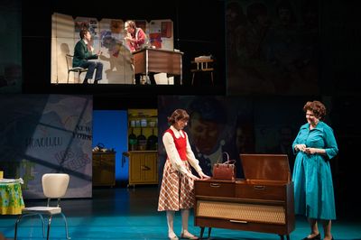 Corey Mach, Will LeBow, Rebekah Brockman , Debra Monk  Photo