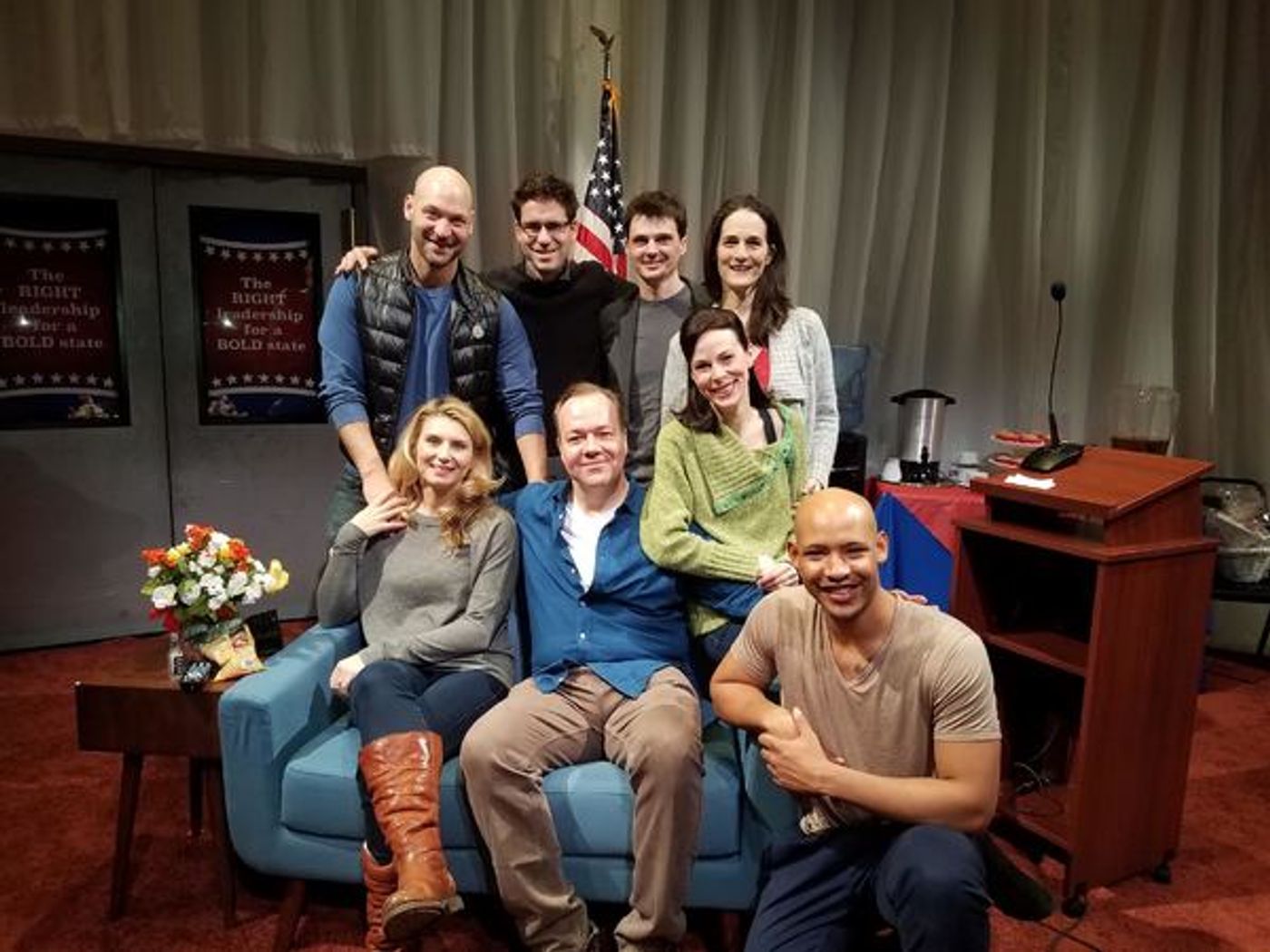 Photo Flash: Corey Stoll Visits CHURCH & STATE Off-Broadway  Image