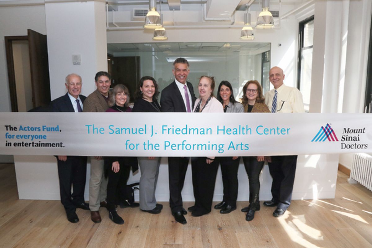 Joe Benincasa, Jim Bracchitta, Maureen Donnelly, Samantha Ender, Brian Stokes Mitchell, Gale Brewer, Lisa Mazie, Barbara Davis, and Tom Viola at 