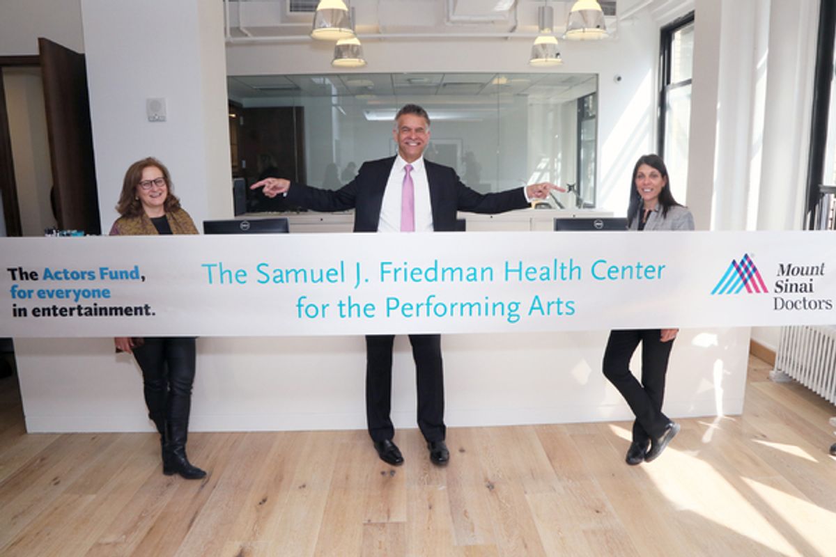 Barbara Davis, Brian Stokes Mitchell, and Lisa Mazie at 