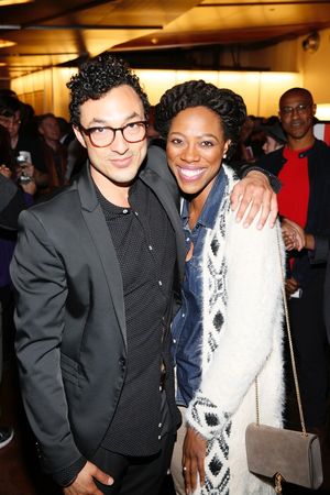 Wade Allain-Marcus and Yvonne Orji @ BroadwayWorld Wade Allain-Marcus and Yvonne Orji Photo
