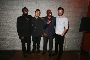 From left, cast members Marcus Henderson, Wade Allain-Marcus, Dayo Ade and Mark Jude Sullivan pose during the party for the opening night performance of "Good Grief" at Center Theatre Group's Kirk Douglas Theatre on Sunday, March 5, 2017, in Culver City, @ BroadwayWorld From left, cast members Marcus Henderson, Wade Allain-Marcus, Dayo Ade and Mark Jude Photo