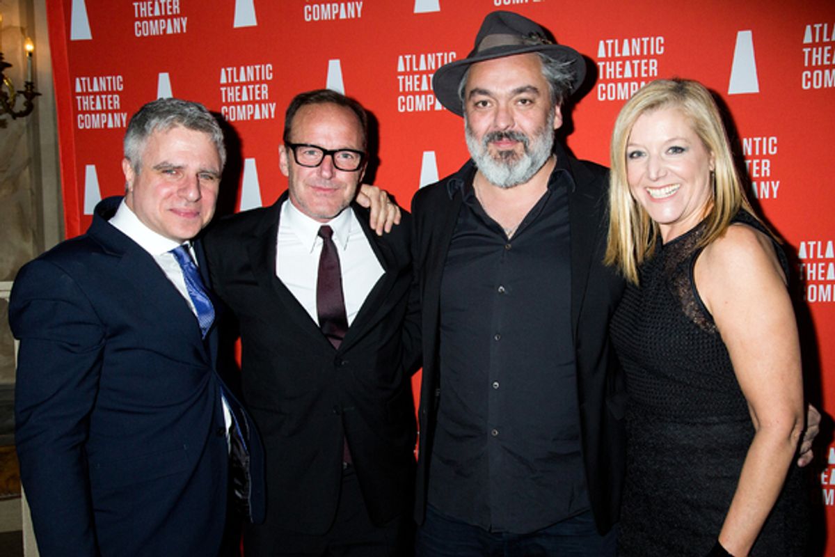 Neil Pepe, Clark Gregg, Jez Butterworth, Mary McCann at 