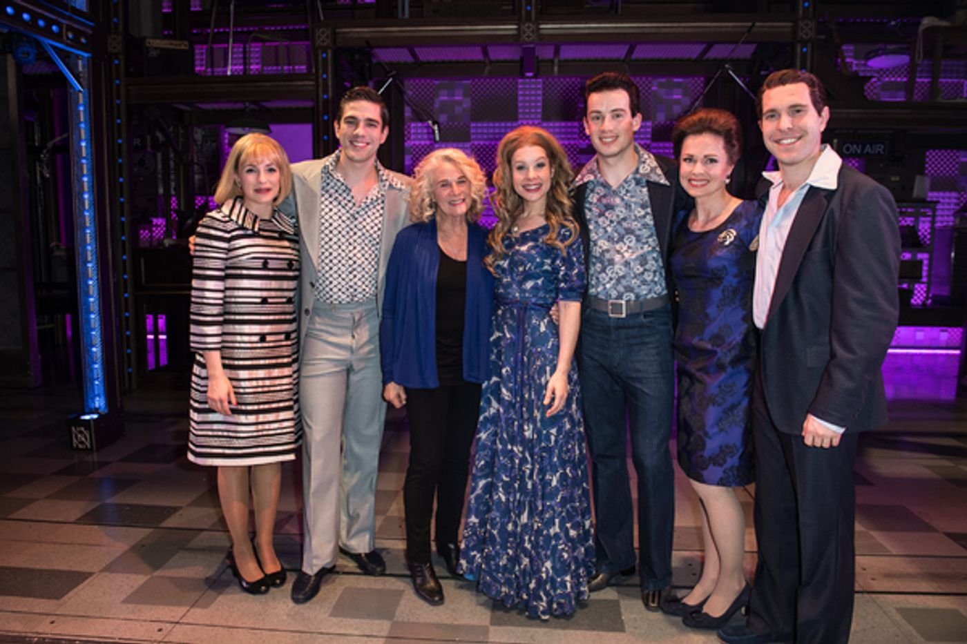 Photo Flash: Carole King Surprises West End Production of BEAUTIFUL- THE CAROLE KING MUSICAL  Image