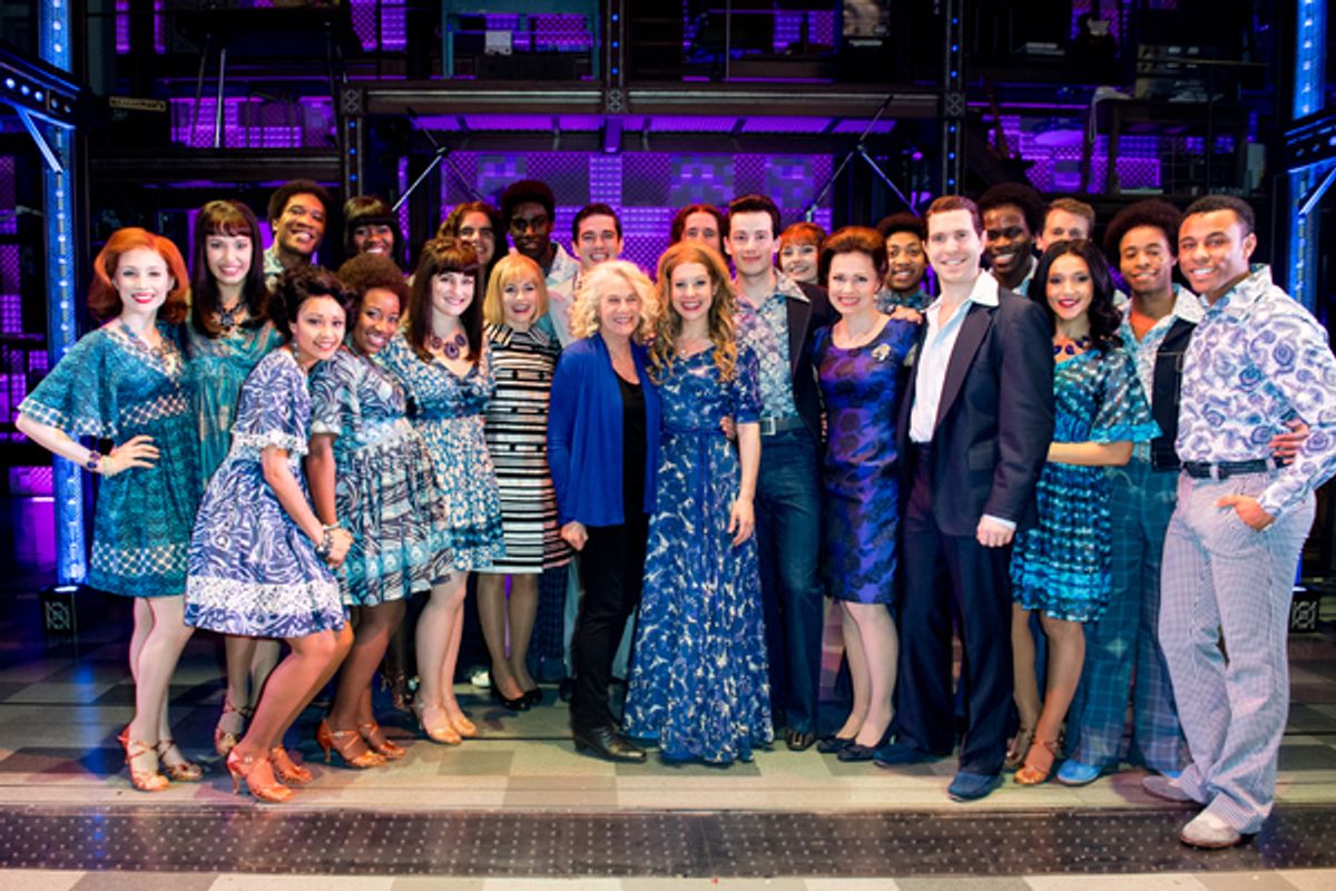 Carole King and West End cast of BEAUTIFUL - THE CAROLE KING MUSICAL at 