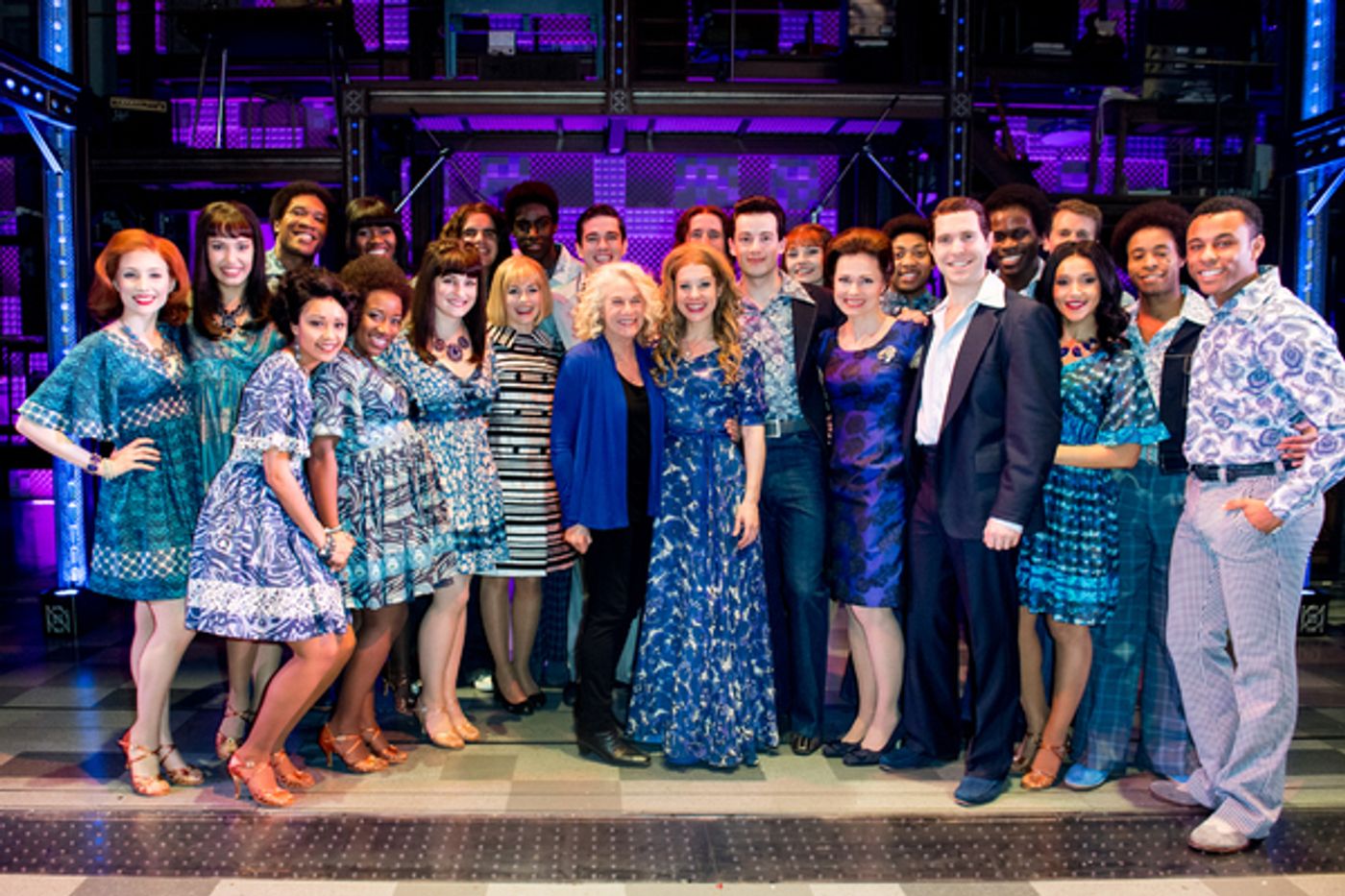 Photo Flash: Carole King Surprises West End Production of BEAUTIFUL- THE CAROLE KING MUSICAL  Image