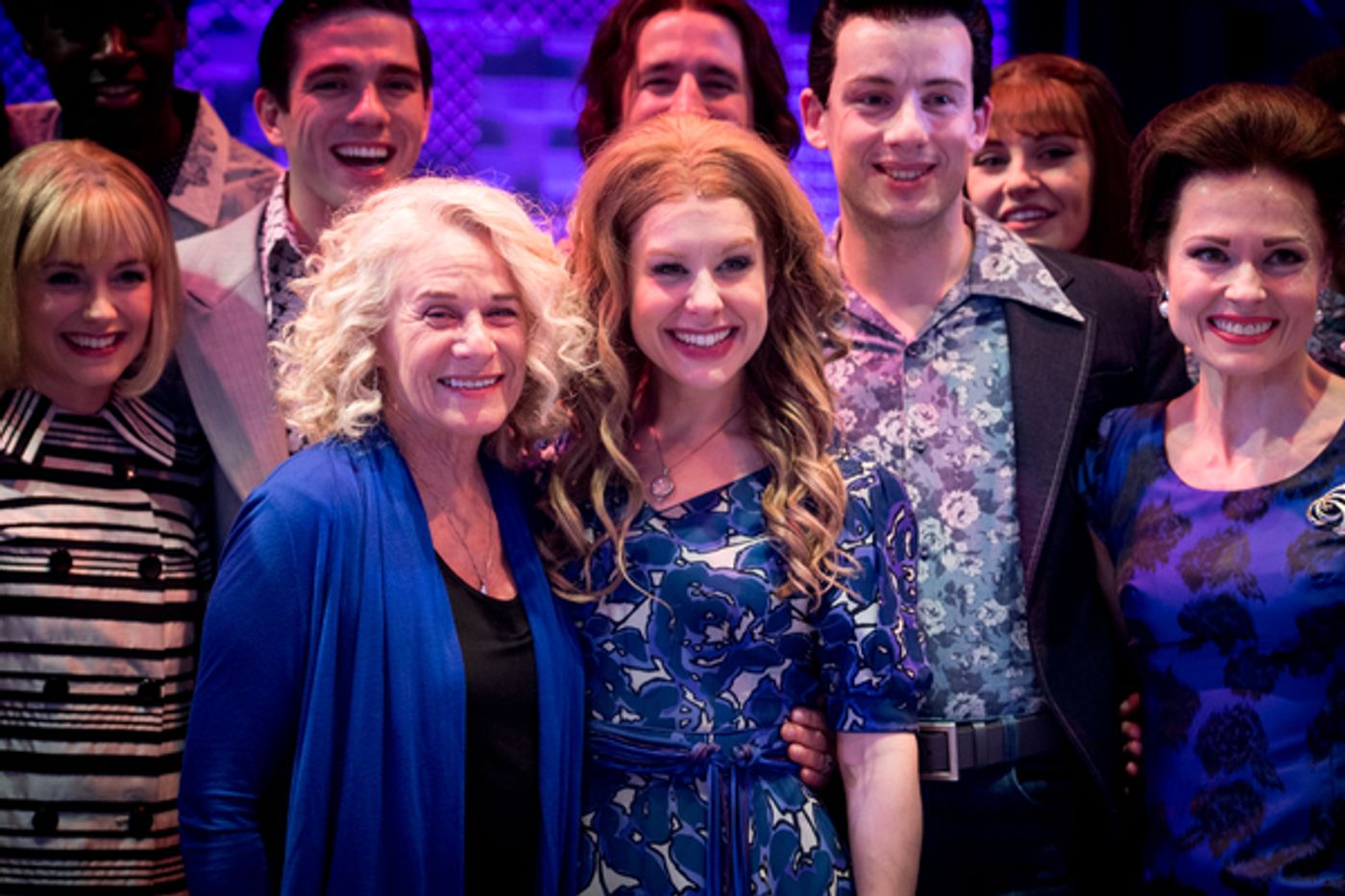 Photo Flash: Carole King Surprises West End Production of BEAUTIFUL- THE CAROLE KING MUSICAL  Image