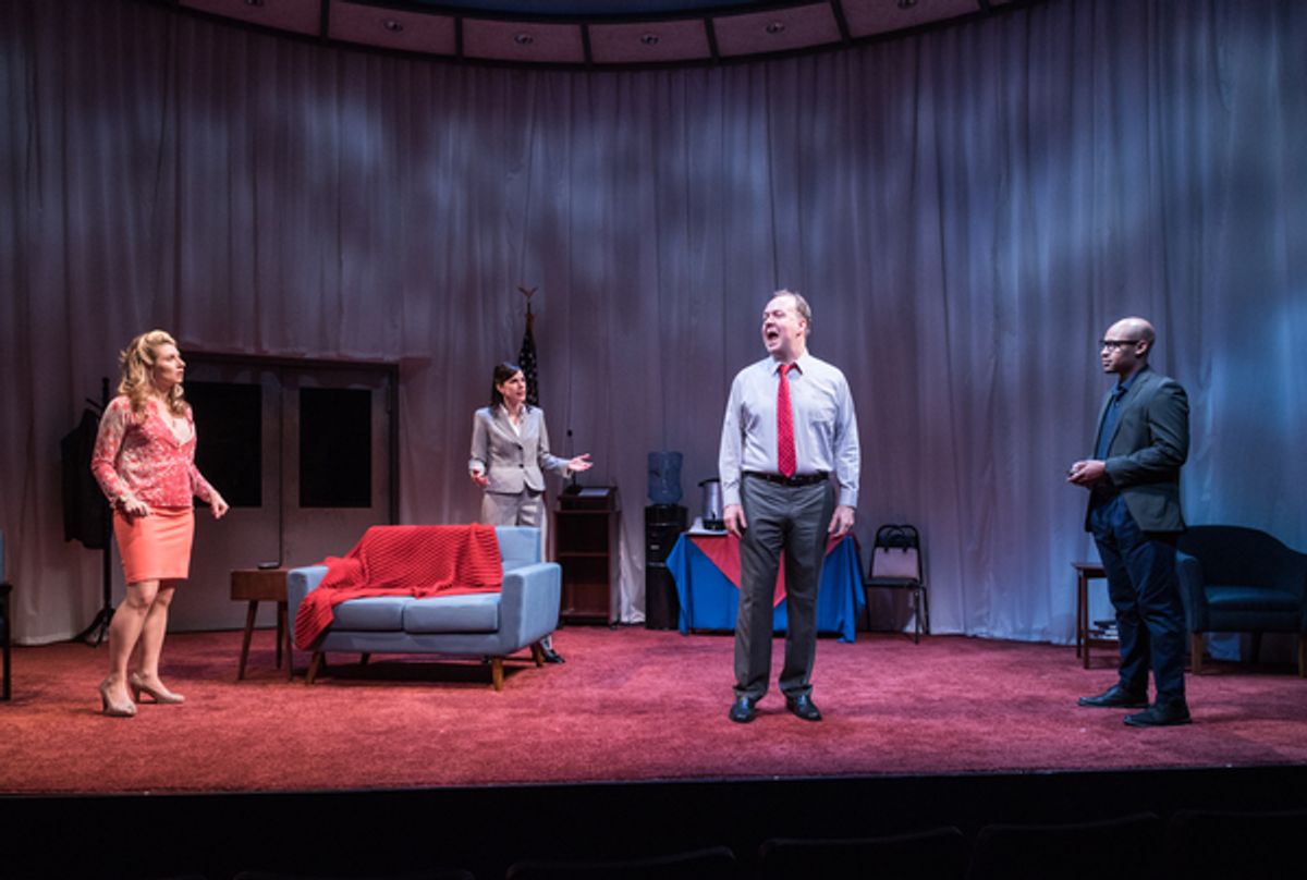 L to R: Nadia Bowers, Christa Scott-Reed, Rob Nagle, Jonathan Louis Dent  at 