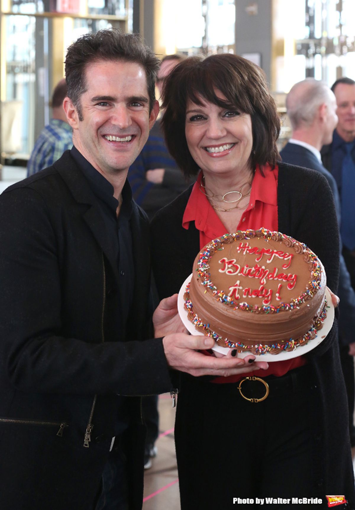 Beth Leavel and Andy Blankenbuehler at 