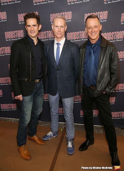 Andy Blankenbuehler, Richard Oberacker and Robert Taylor Photo