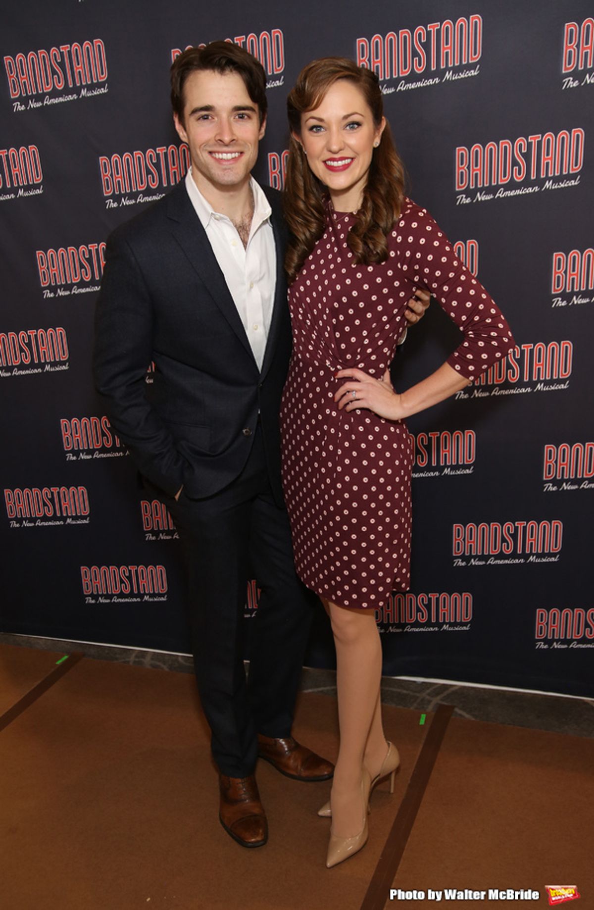 Corey Cott and Laura Osnes at 