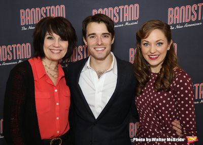 Beth Leavel, Corey Cott and Laura Osnes Photo
