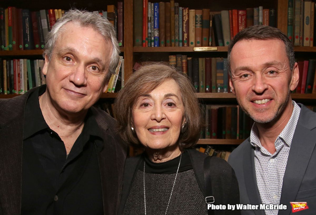 Rick Elice, Nancy Ford and Andrew Lippa  at 