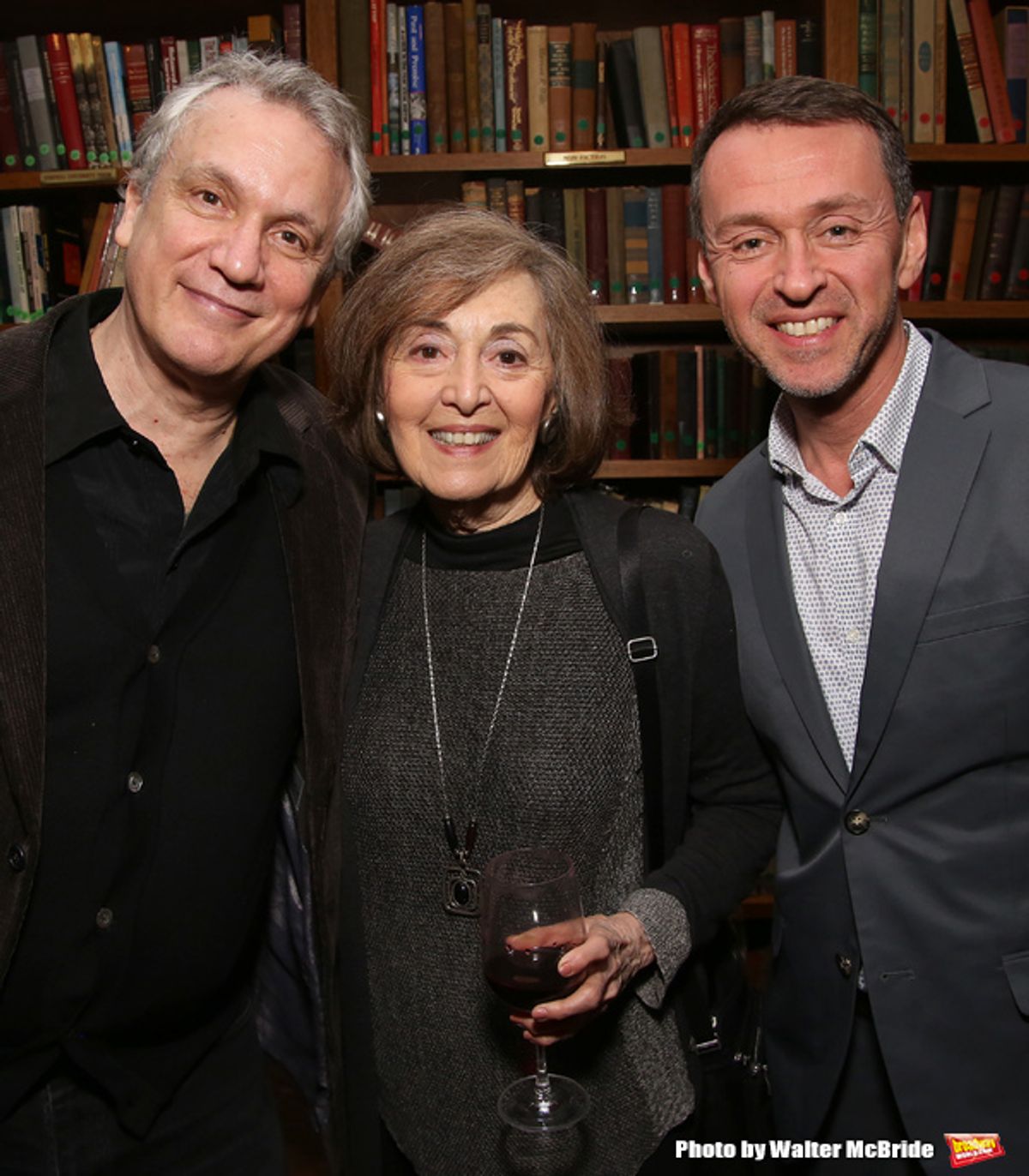 Rick Elice, Nancy Ford and Andrew Lippa  at 