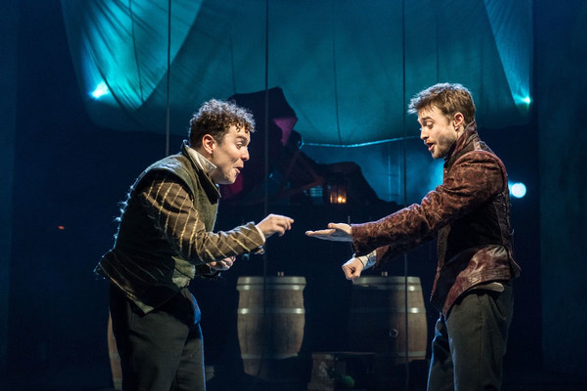 Joshua McGuire and Daniel Radcliffe at 